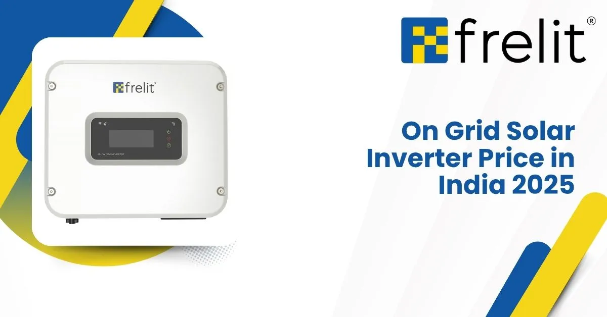 On Grid Solar Inverter Price in India 2025